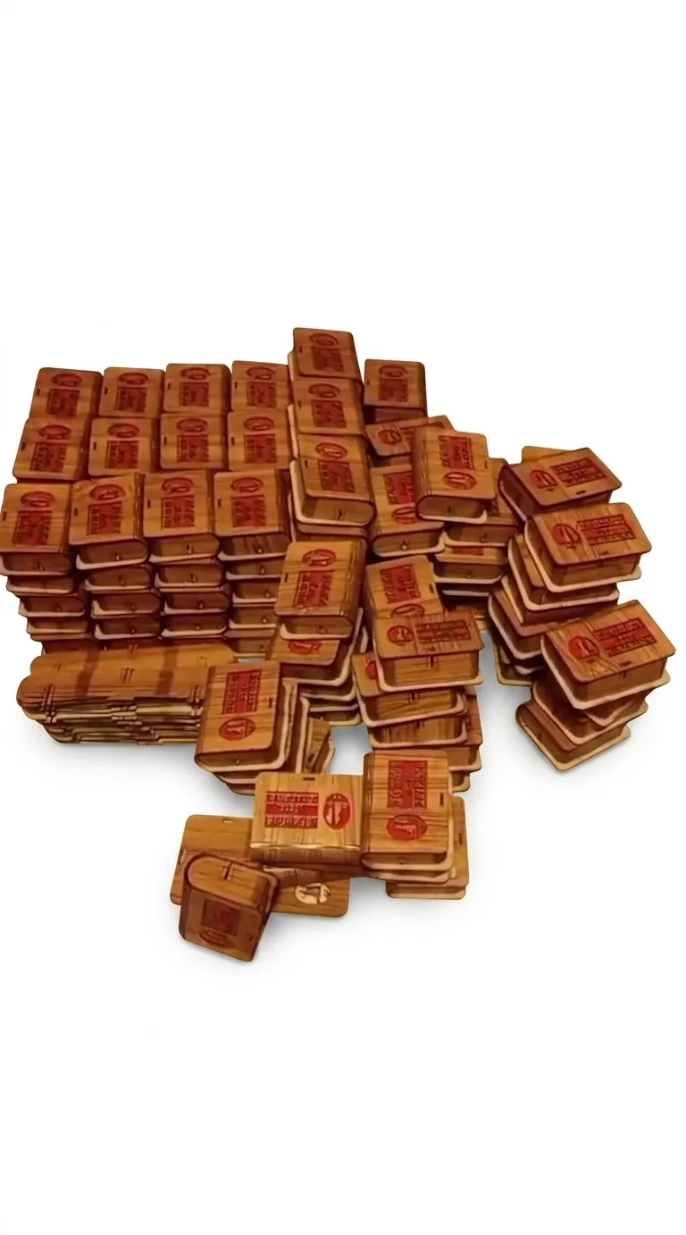 Wood Favor Bidh Box transparent acrylic with mirrored bottom